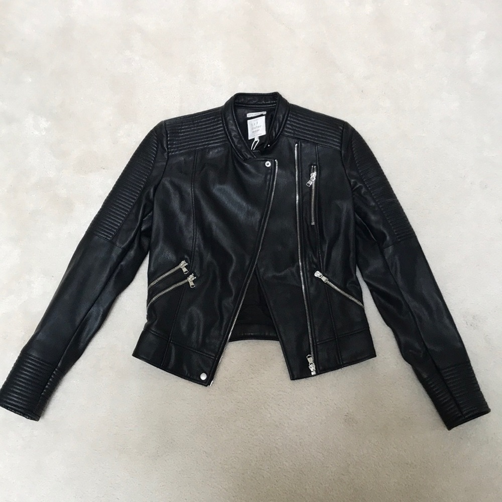 Zara Trafaluc Collection Faux Leather Jacket